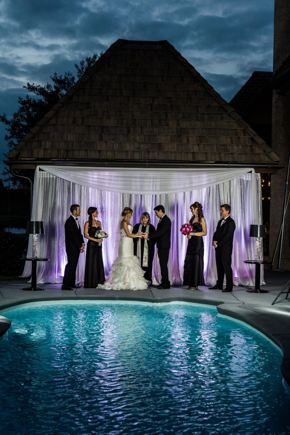 Ceremony by the Pool