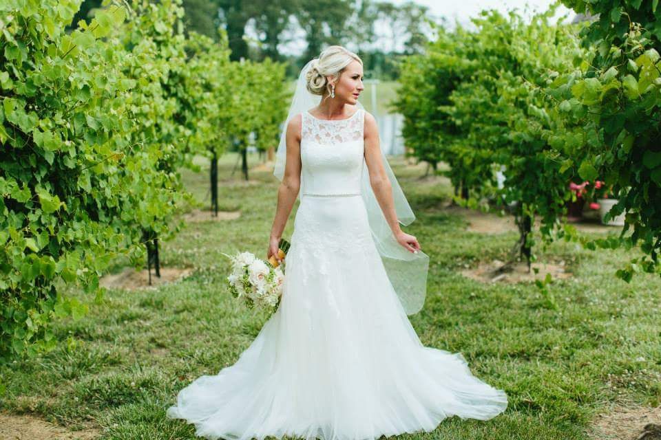 Bride in an Orchard